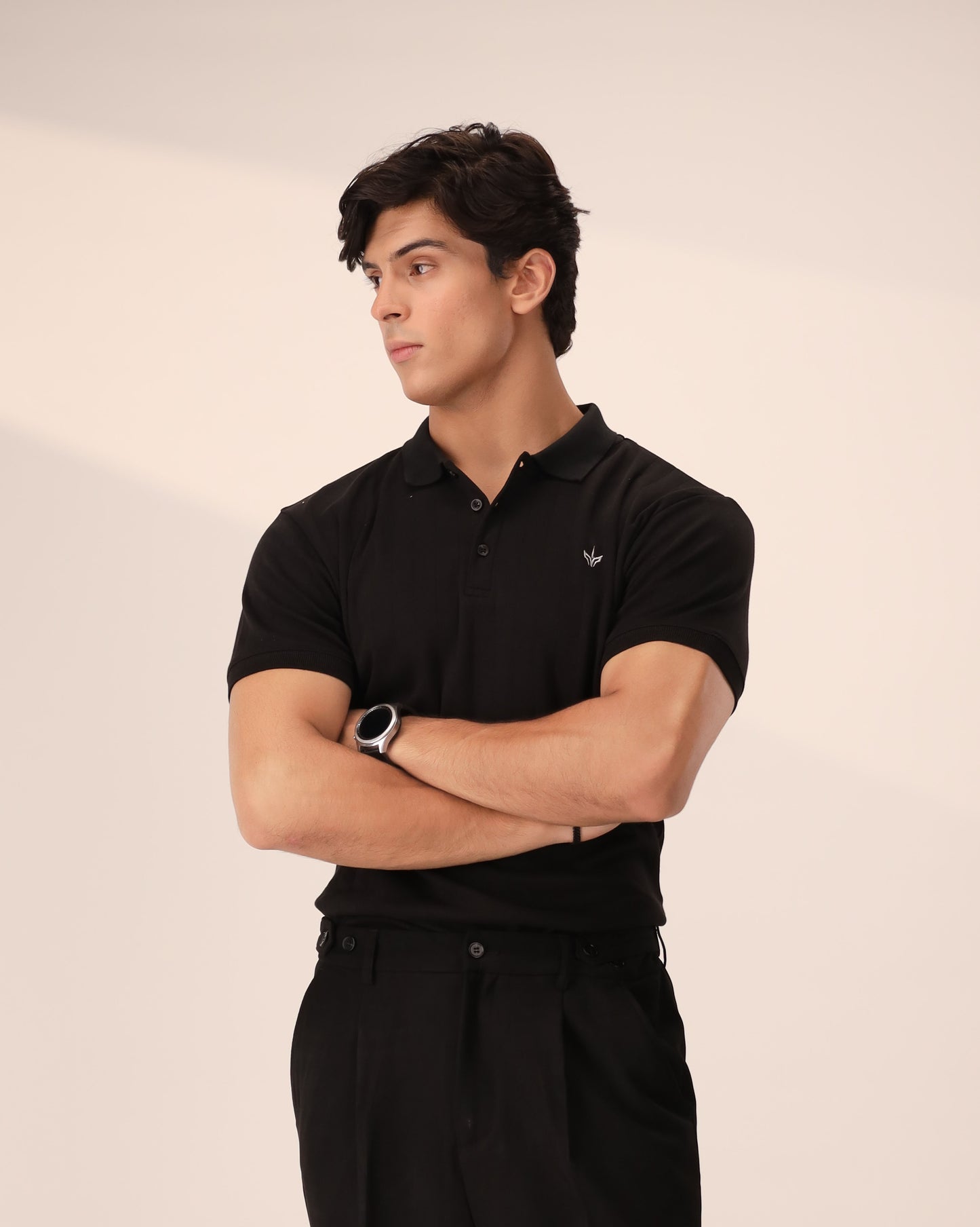 BLACK DROP NEEDLE POLO