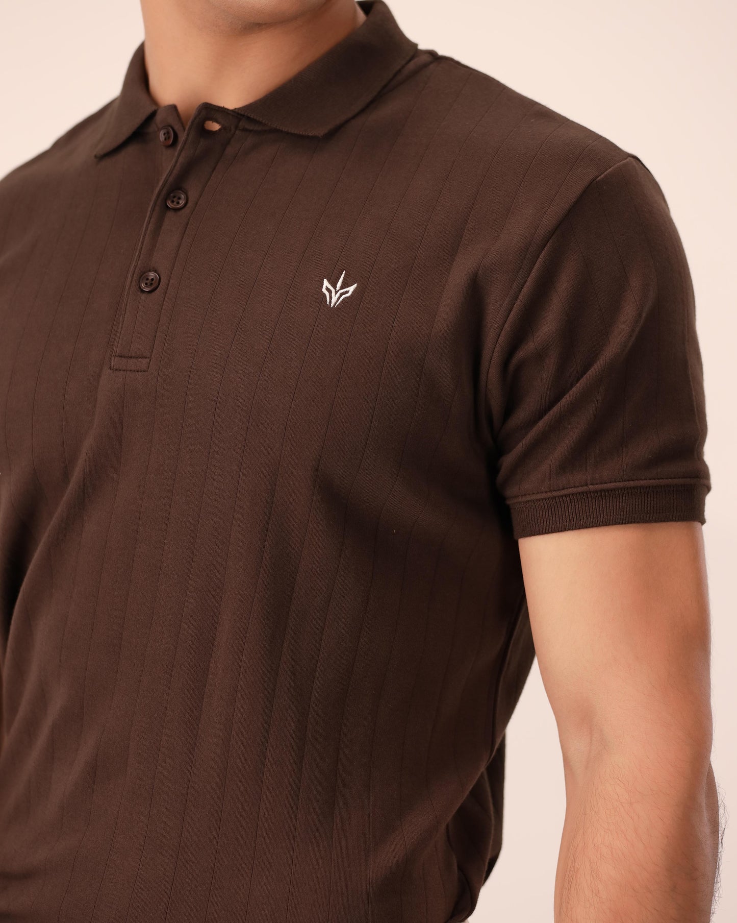 CHOCOLATE DROP NEEDLE POLO