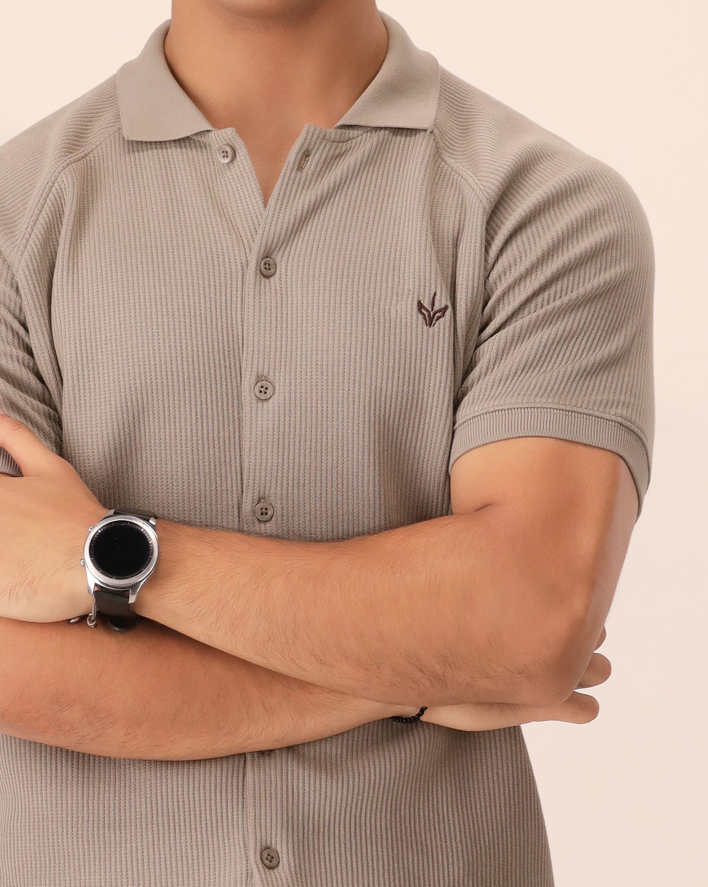 SAND DUNE OTTOMAN KNITTED SHIRT