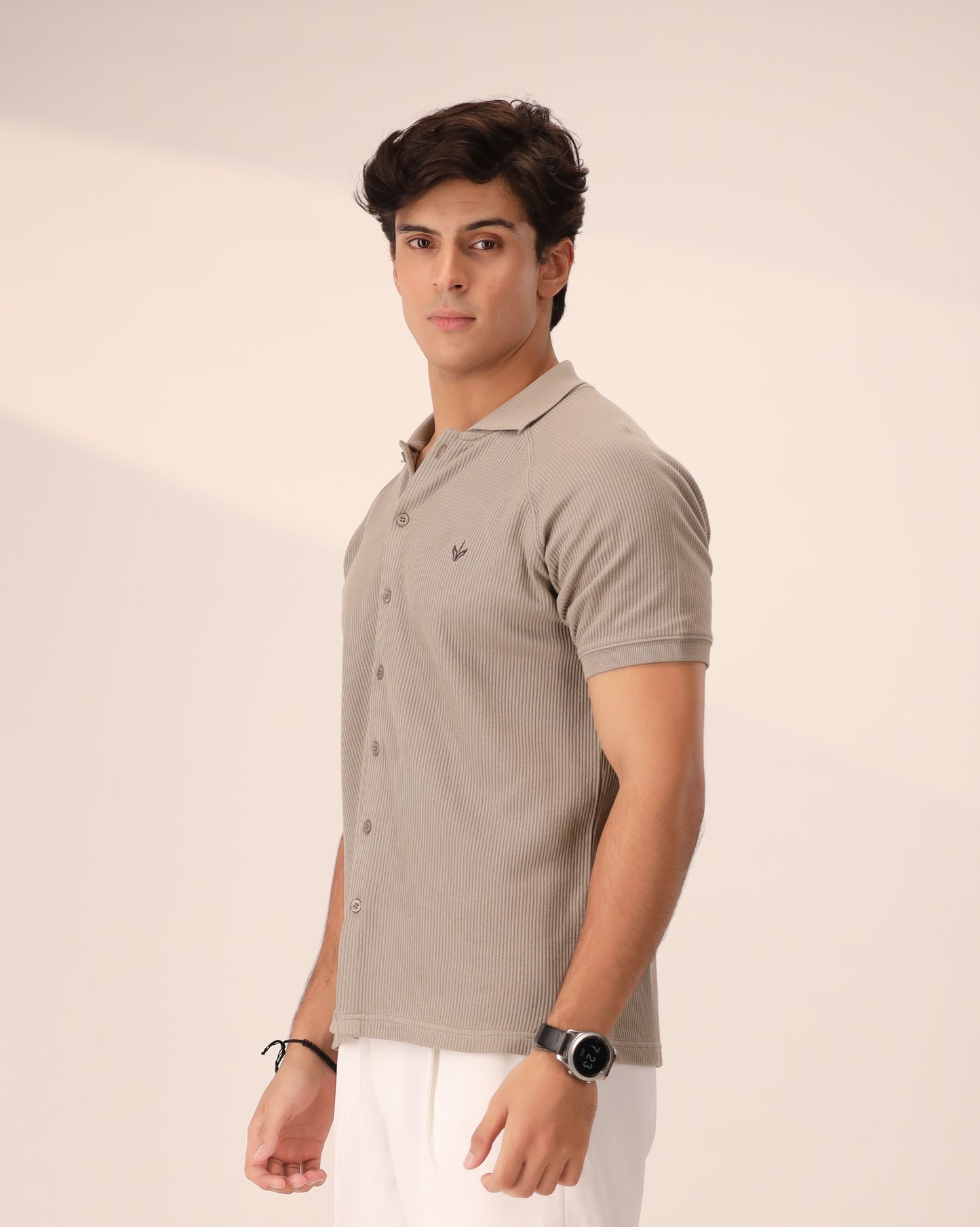 SAND DUNE OTTOMAN KNITTED SHIRT