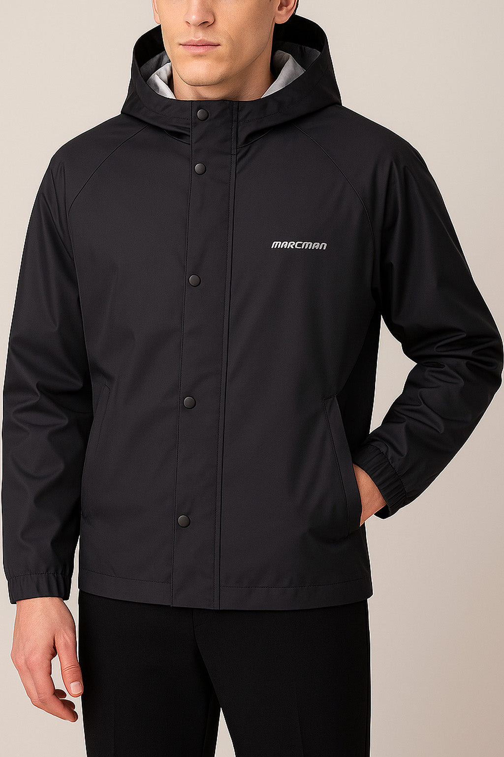 BLACK TECHNICAL JACKET