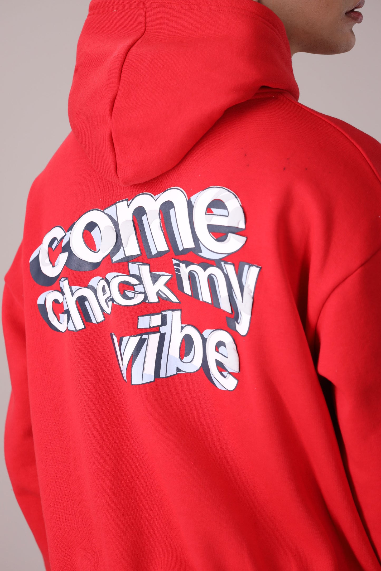 VIBE CHECK SALSA RED HOODIE