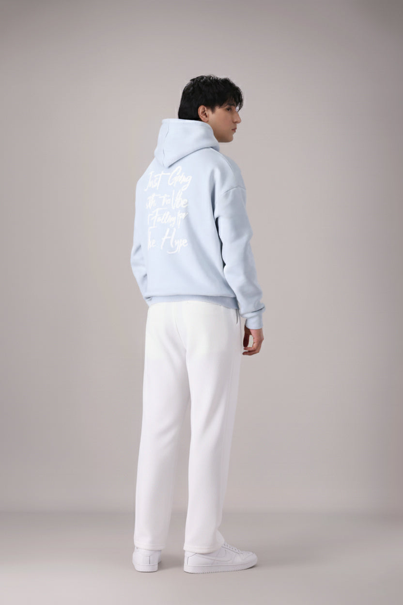 HYPE FREE BABY BLUE HOODIE