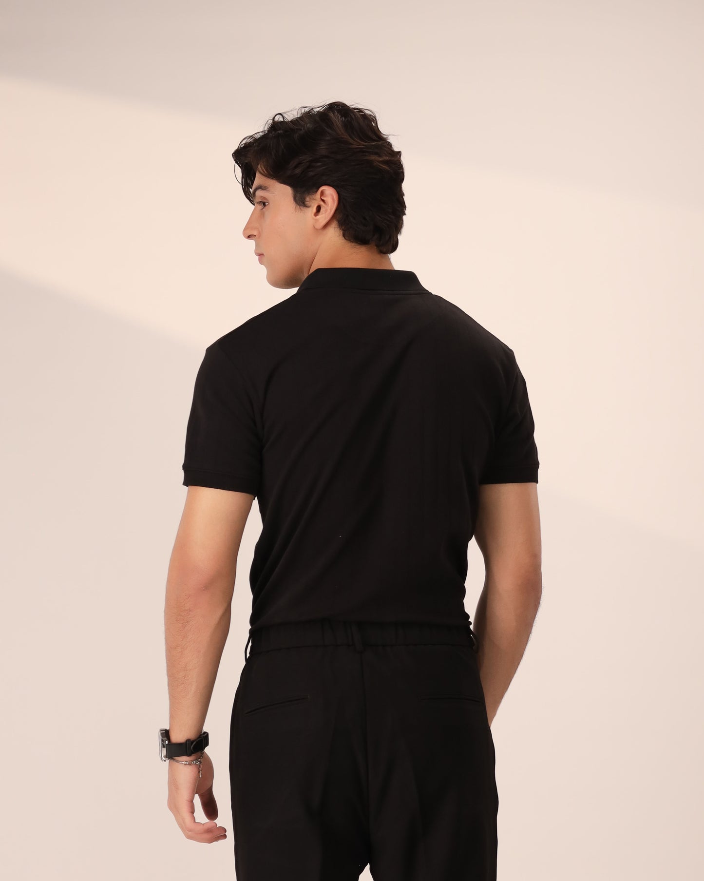 BLACK DROP NEEDLE POLO