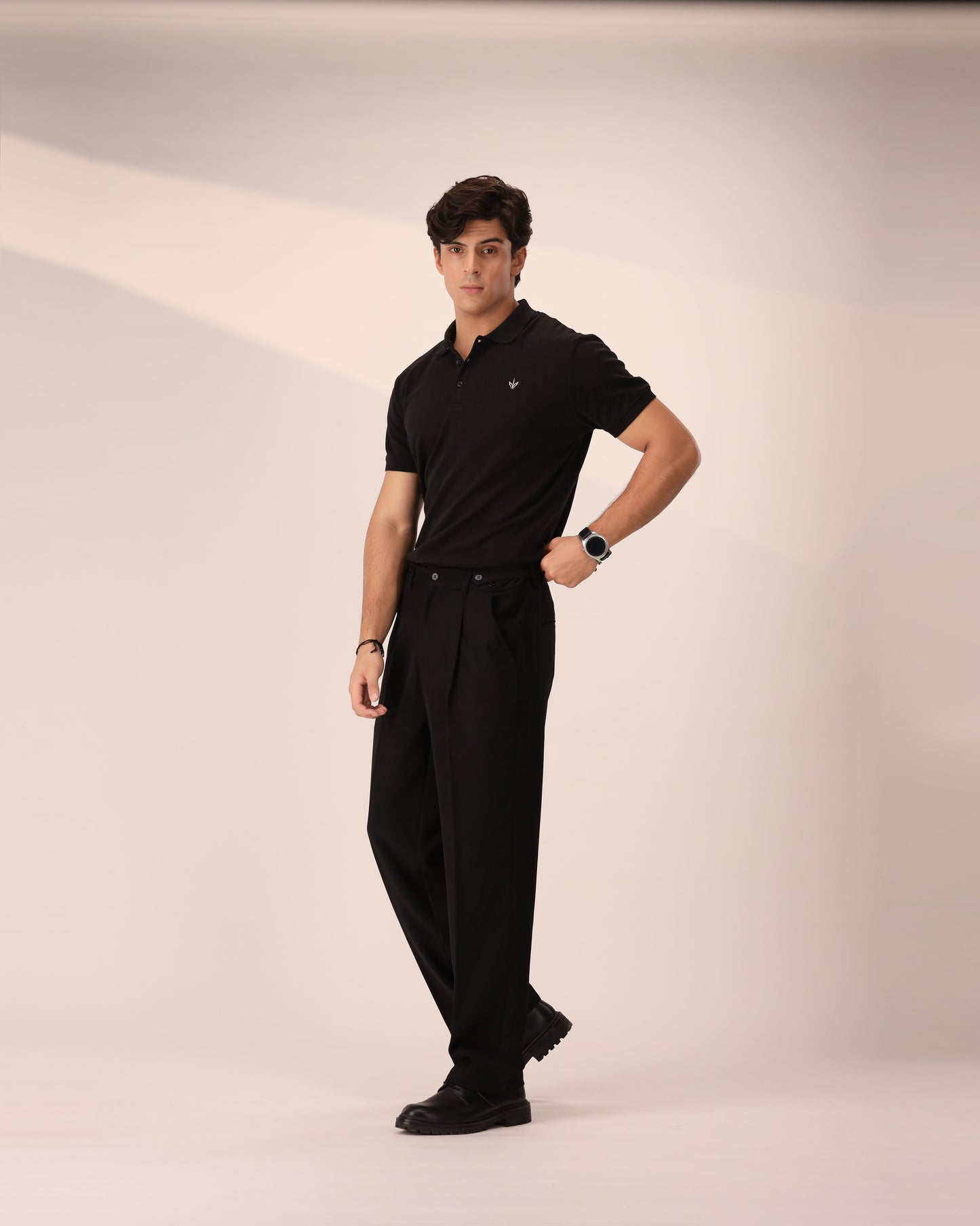 BLACK DROP NEEDLE POLO