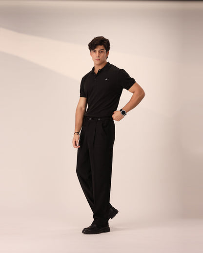 BLACK DROP NEEDLE POLO