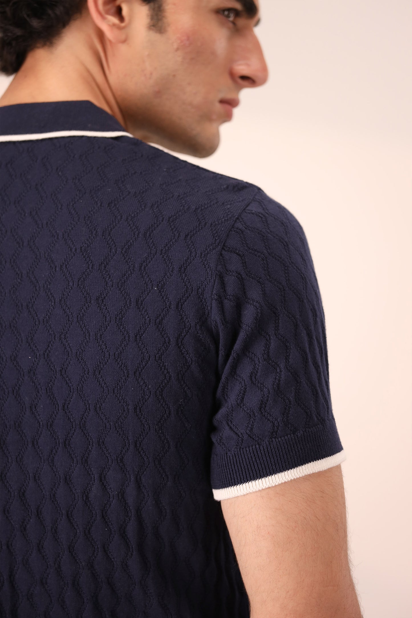 DARK NAVY GREEN RESORT & CLUB KNIT POLO