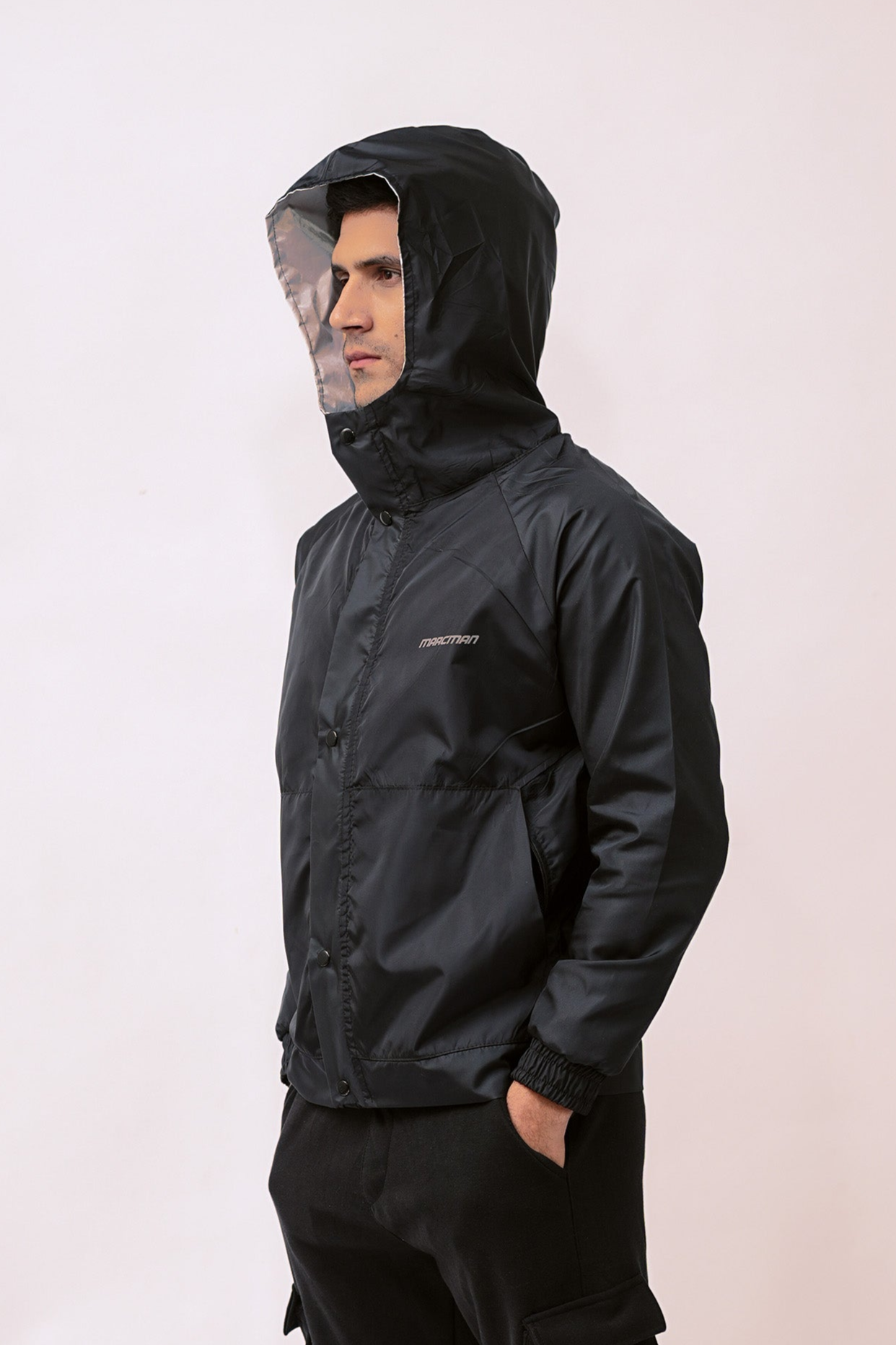 BLACK TECHNICAL JACKET