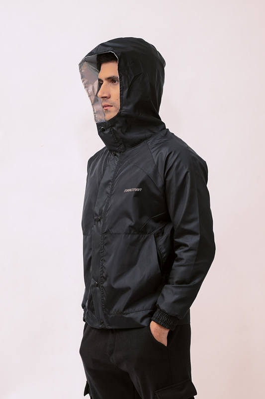 BLACK TECHNICAL JACKET