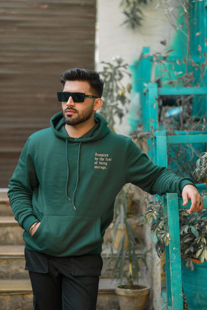 DARK GREEN PULLOVER HOOD (UNISEX)