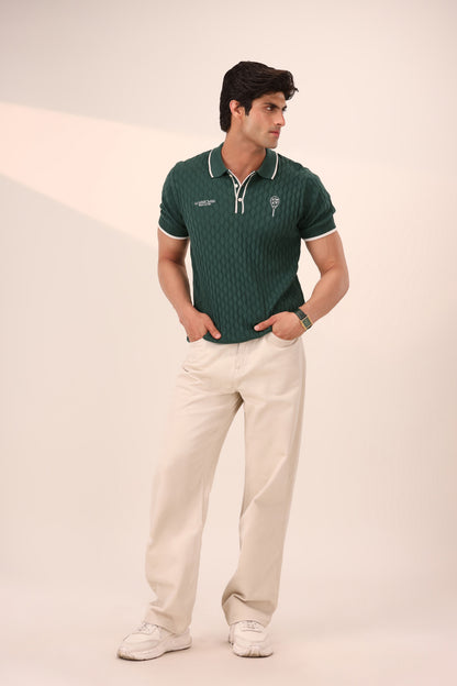FOREST GREEN RESORT & CLUB KNIT POLO