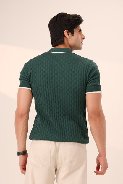 FOREST GREEN RESORT & CLUB KNIT POLO