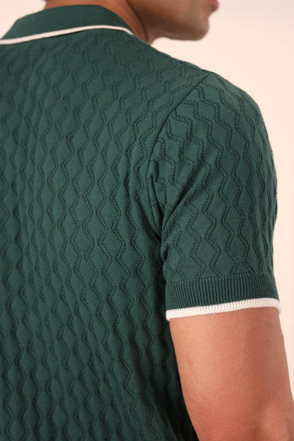 FOREST GREEN RESORT & CLUB KNIT POLO