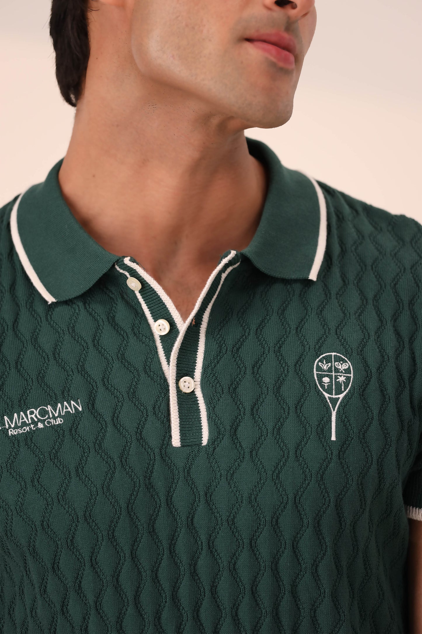 FOREST GREEN RESORT & CLUB KNIT POLO
