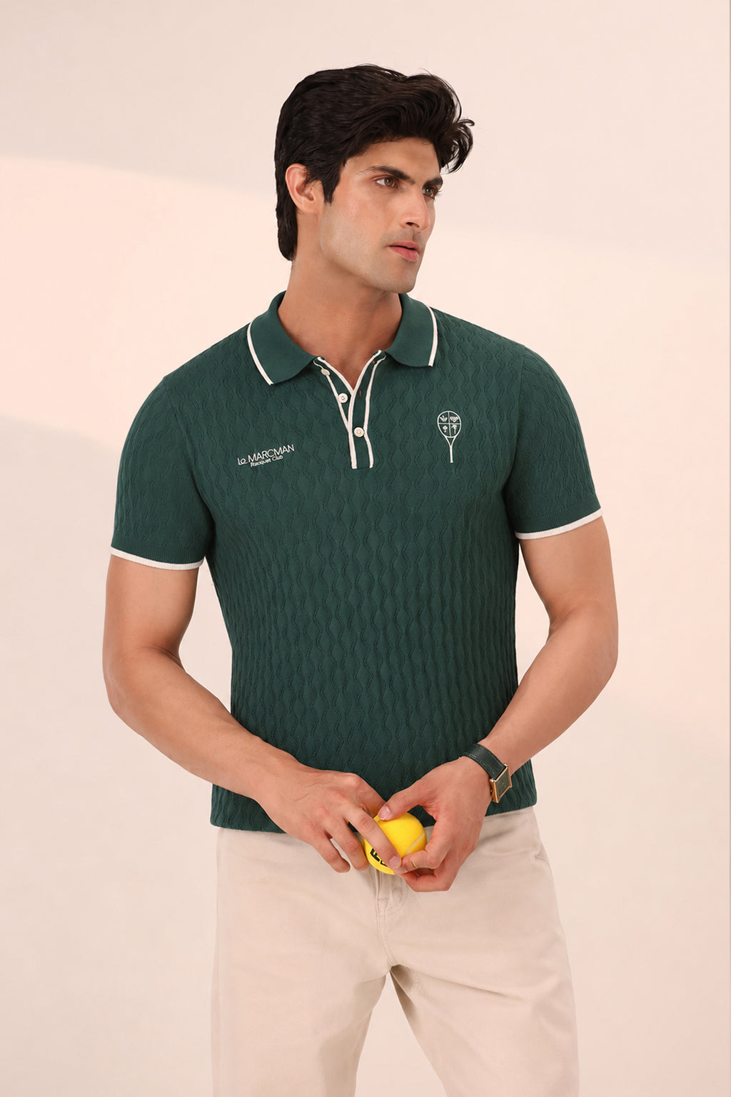FOREST GREEN RESORT & CLUB KNIT POLO