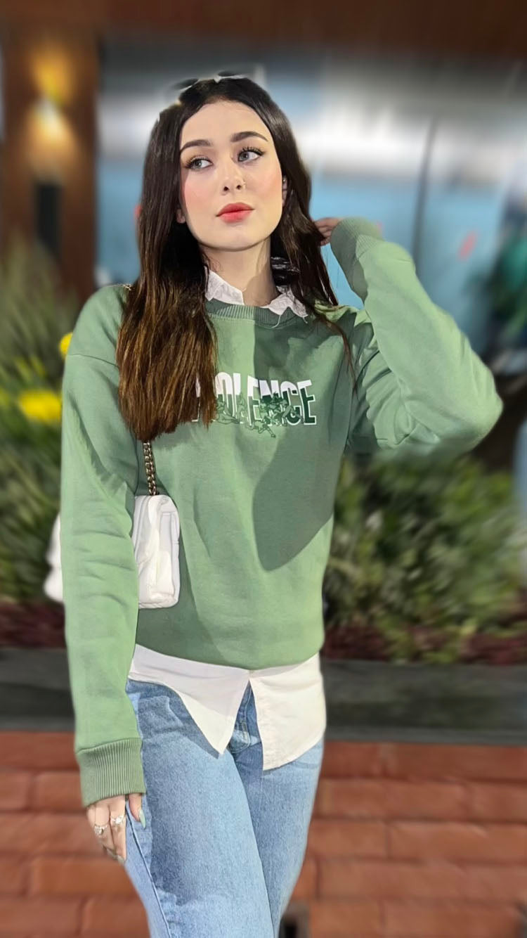 L.GREEN VIOLENCE SWEATSHIRT (UNISEX)