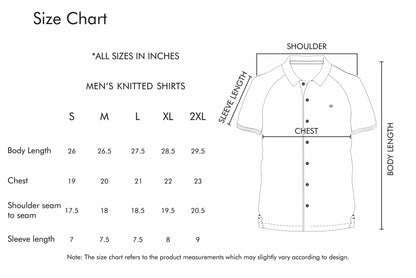 MAROON OTTOMAN KNITTED SHIRT