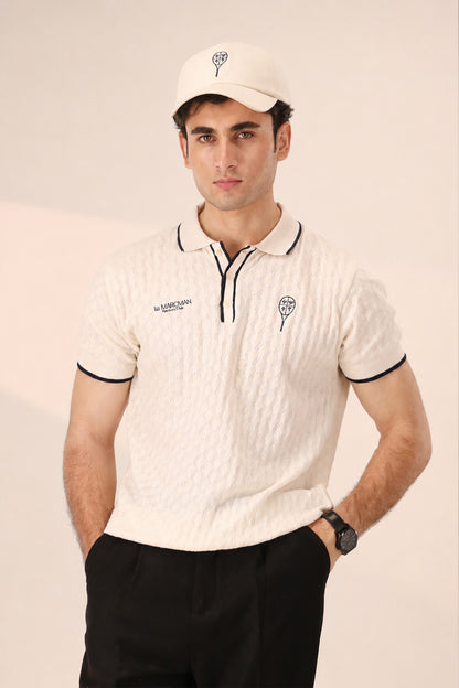 OFF WHITE RESORT & CLUB KNIT POLO