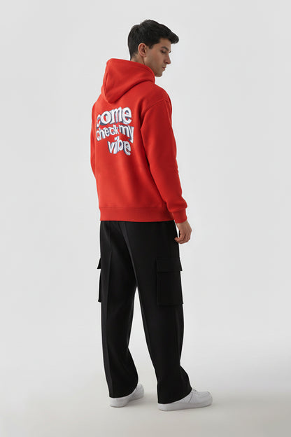 VIBE CHECK SALSA RED HOODIE