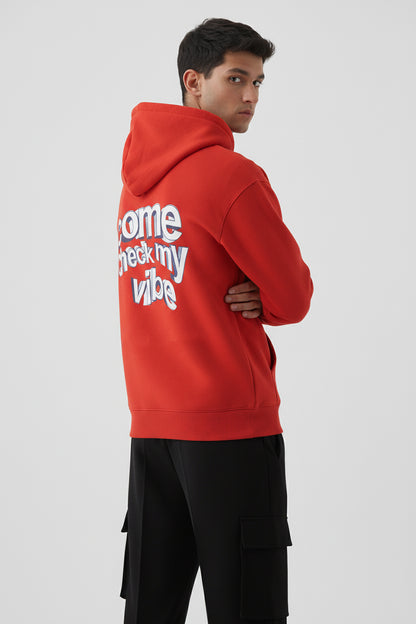 VIBE CHECK SALSA RED HOODIE