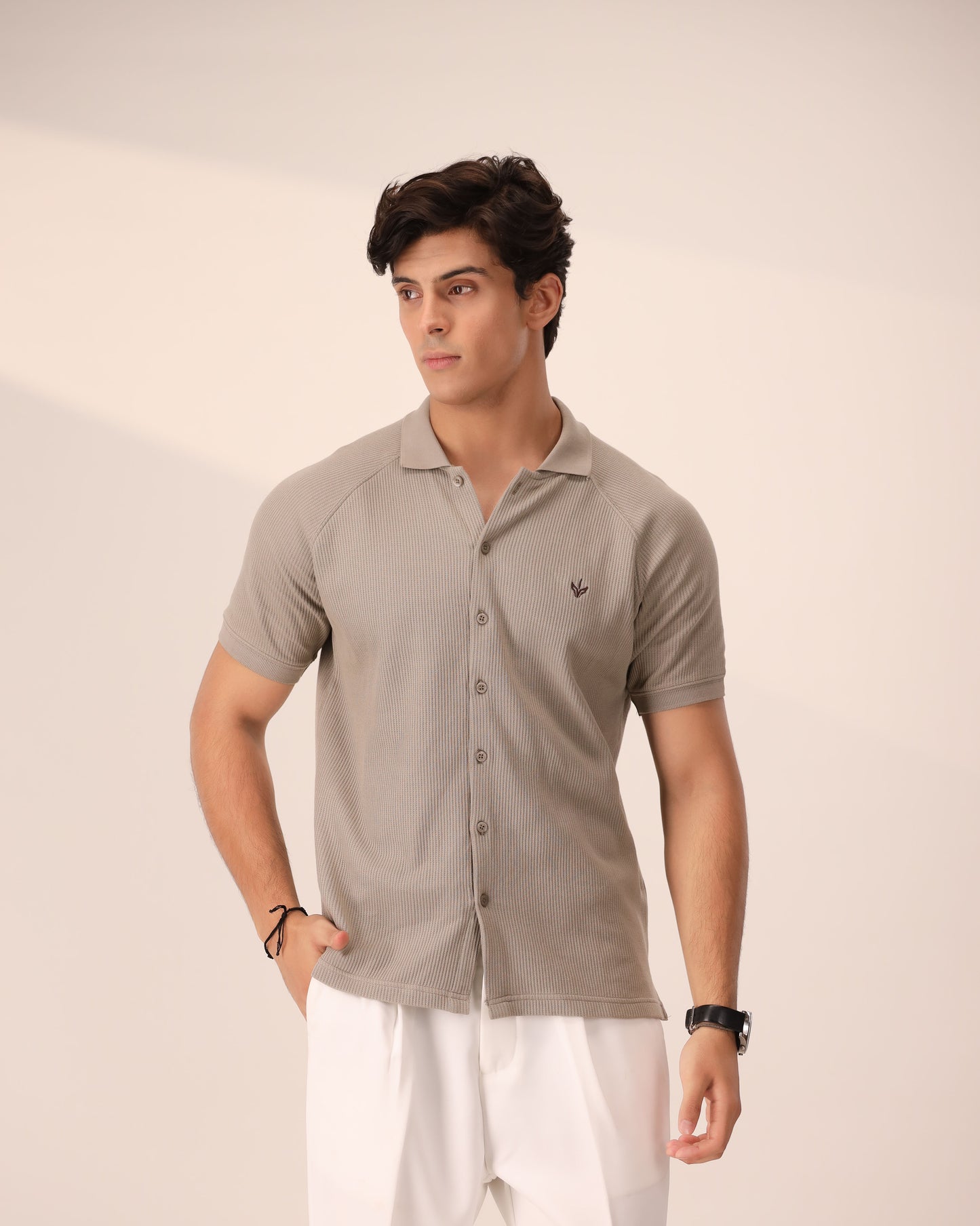 SAND DUNE OTTOMAN KNITTED SHIRT