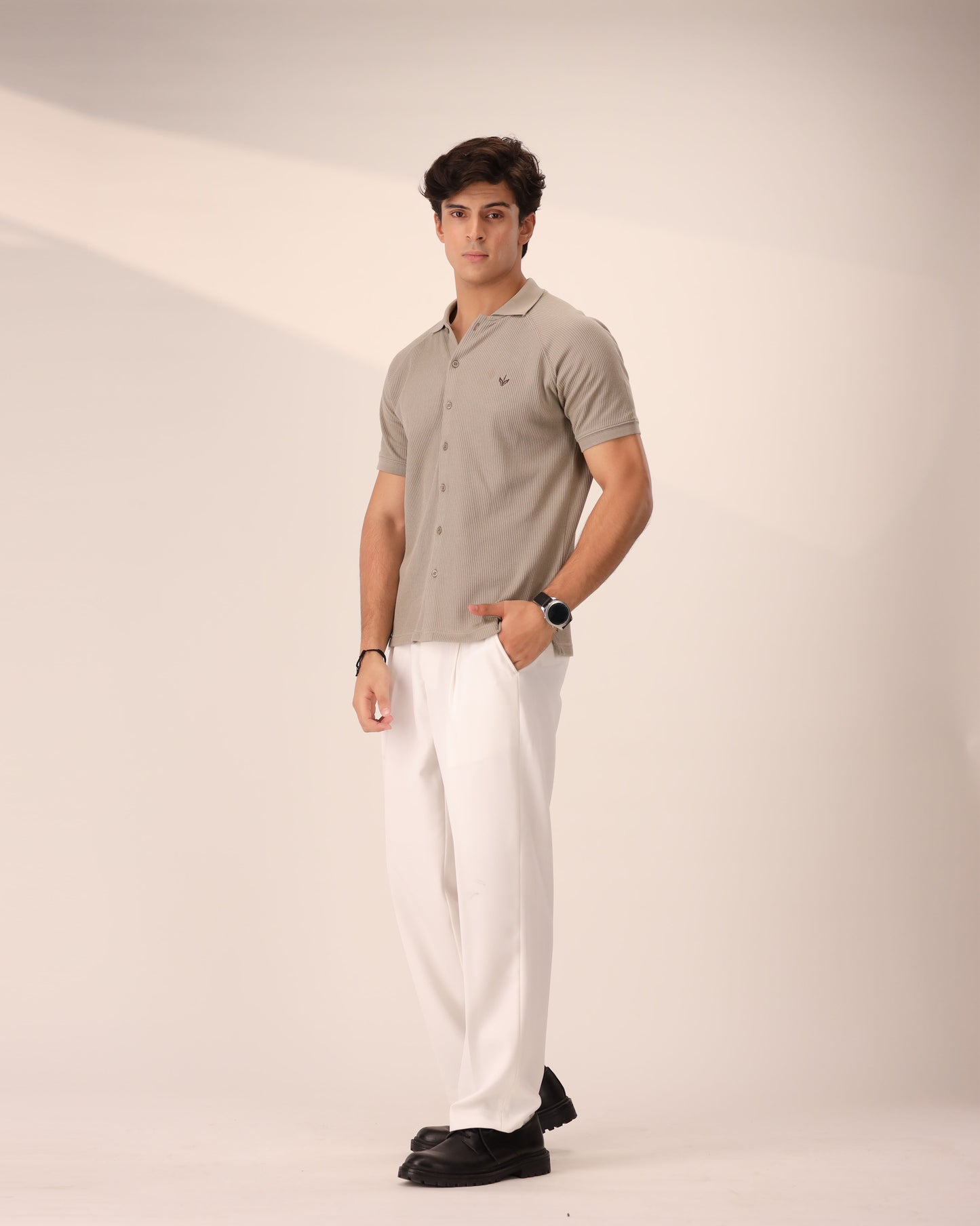 SAND DUNE OTTOMAN KNITTED SHIRT