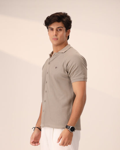 SAND DUNE OTTOMAN KNITTED SHIRT