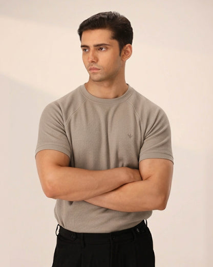 SAND DUNE OTTOMAN KNITTED CREW