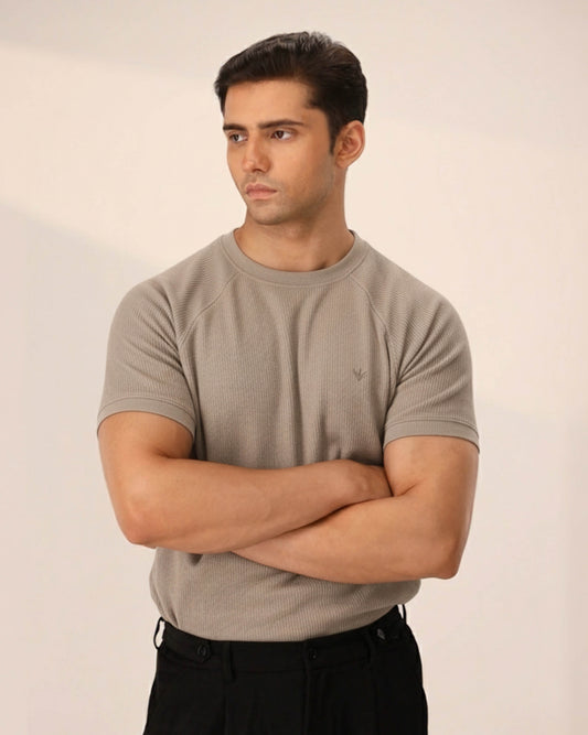 SAND DUNE OTTOMAN KNITTED CREW