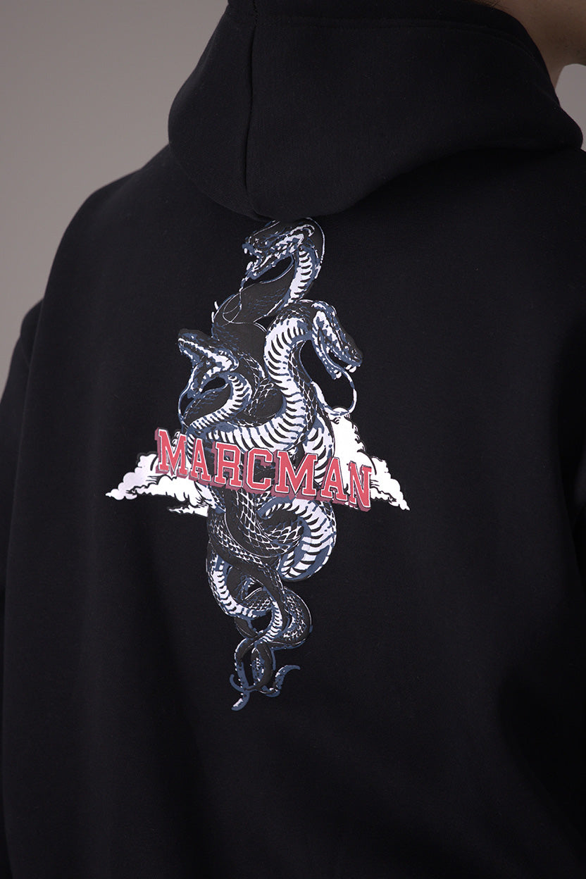 THE SERPENT BLACK HOODIE
