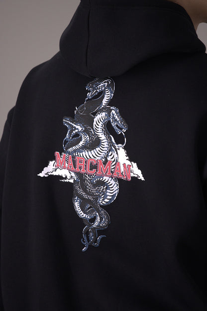 THE SERPENT BLACK HOODIE