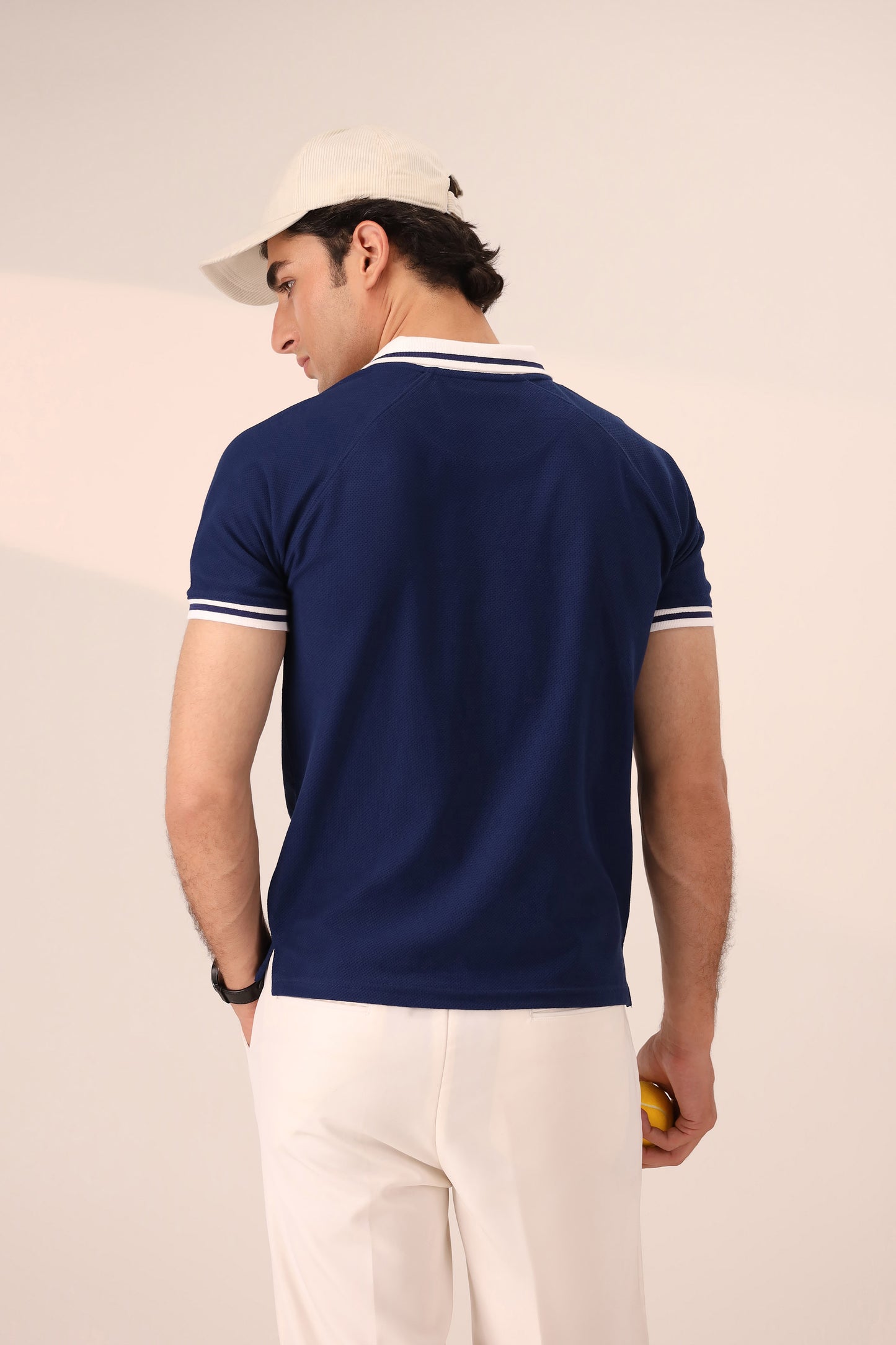 TWILIGHT BLUE RIVIERA ZIP POLO
